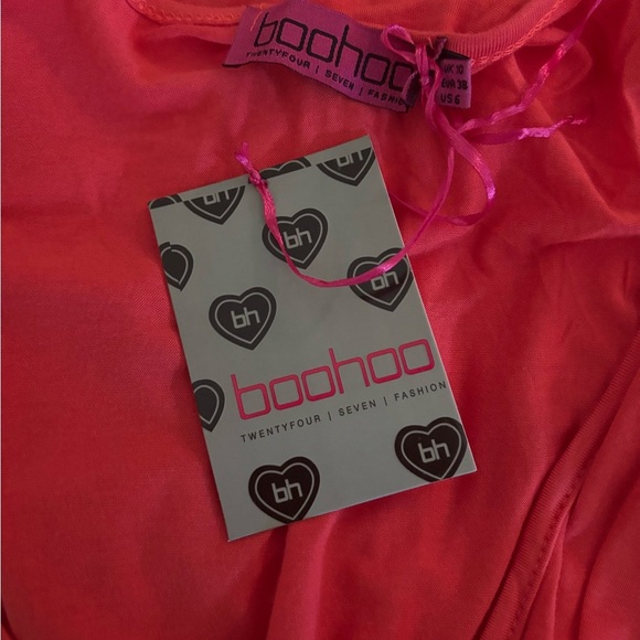 Boohoo Aveline Wrap Front Jersey Romper NWT - Picture 3 of 3